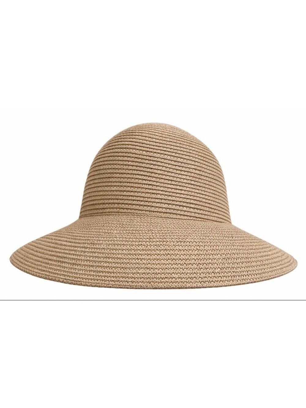 Betmar New York Beige Straw Sun Hat Size 29